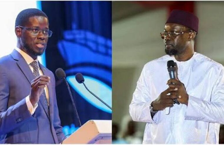 Diomaye président s&rsquo;oppose aux attaques d&rsquo;ousmane sonko contre les institutions