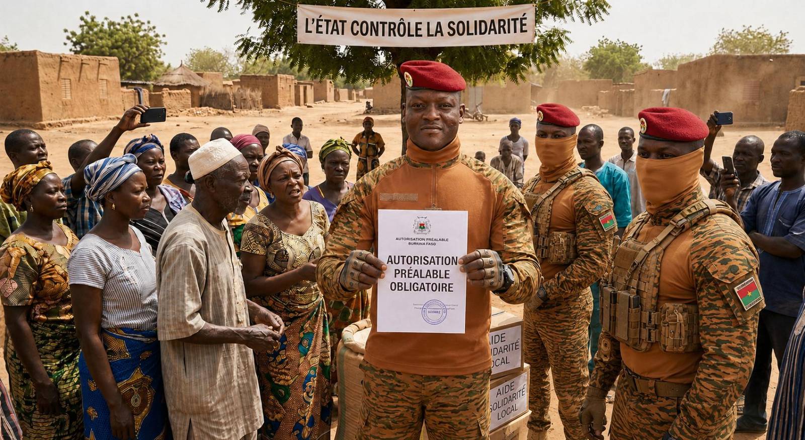 Solidarité au Burkina Faso : quand l&rsquo;État s&rsquo;arroge le droit de valider la générosité