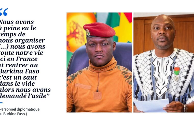 Diplomates burkinabè en France : des demandes d&rsquo;asile révélatrices d&rsquo;une crise institutionnelle