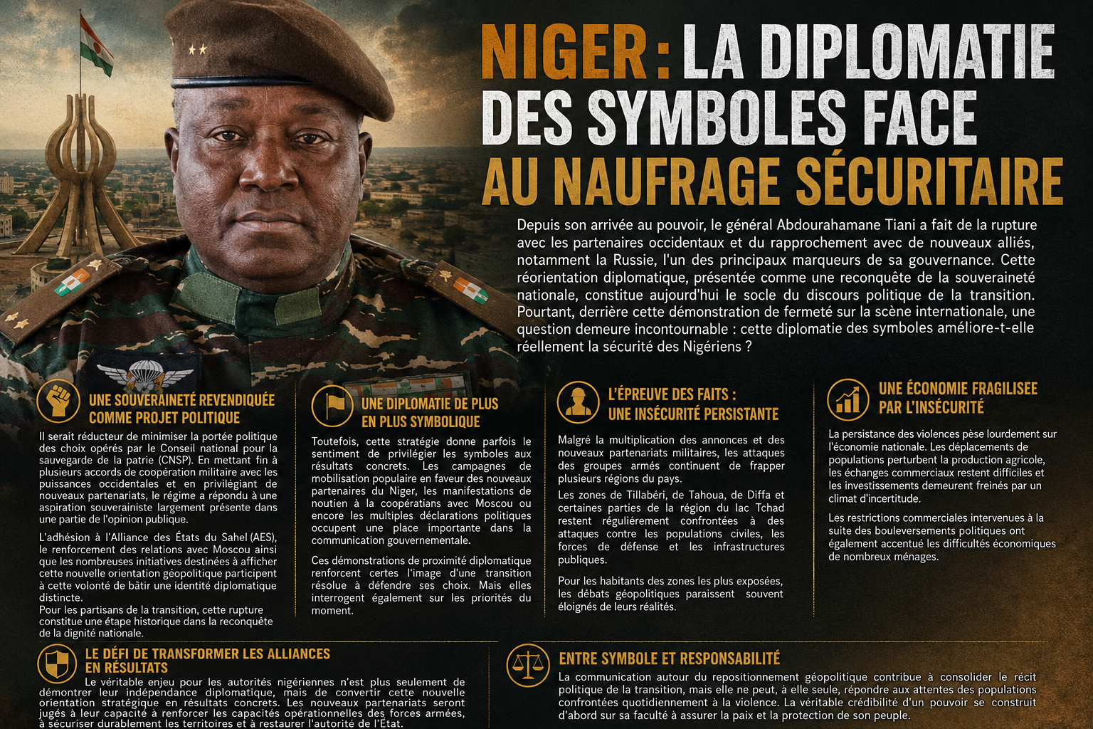 Au Niger, la quête de souveraineté diplomatique face aux défis sécuritaires