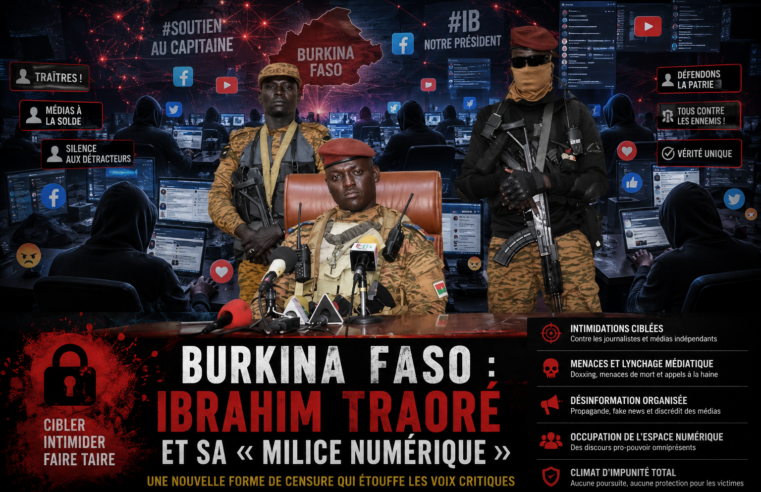 La stratégie numérique d&rsquo;intimidation au Burkina Faso