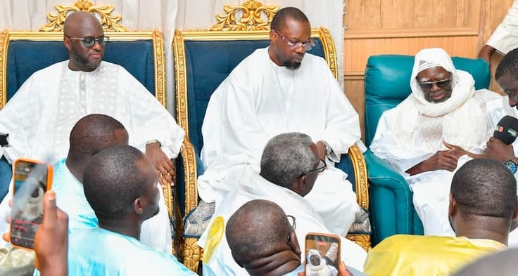 Ousmane Sonko honore Serigne Touba avant le Grand Magal à Touba