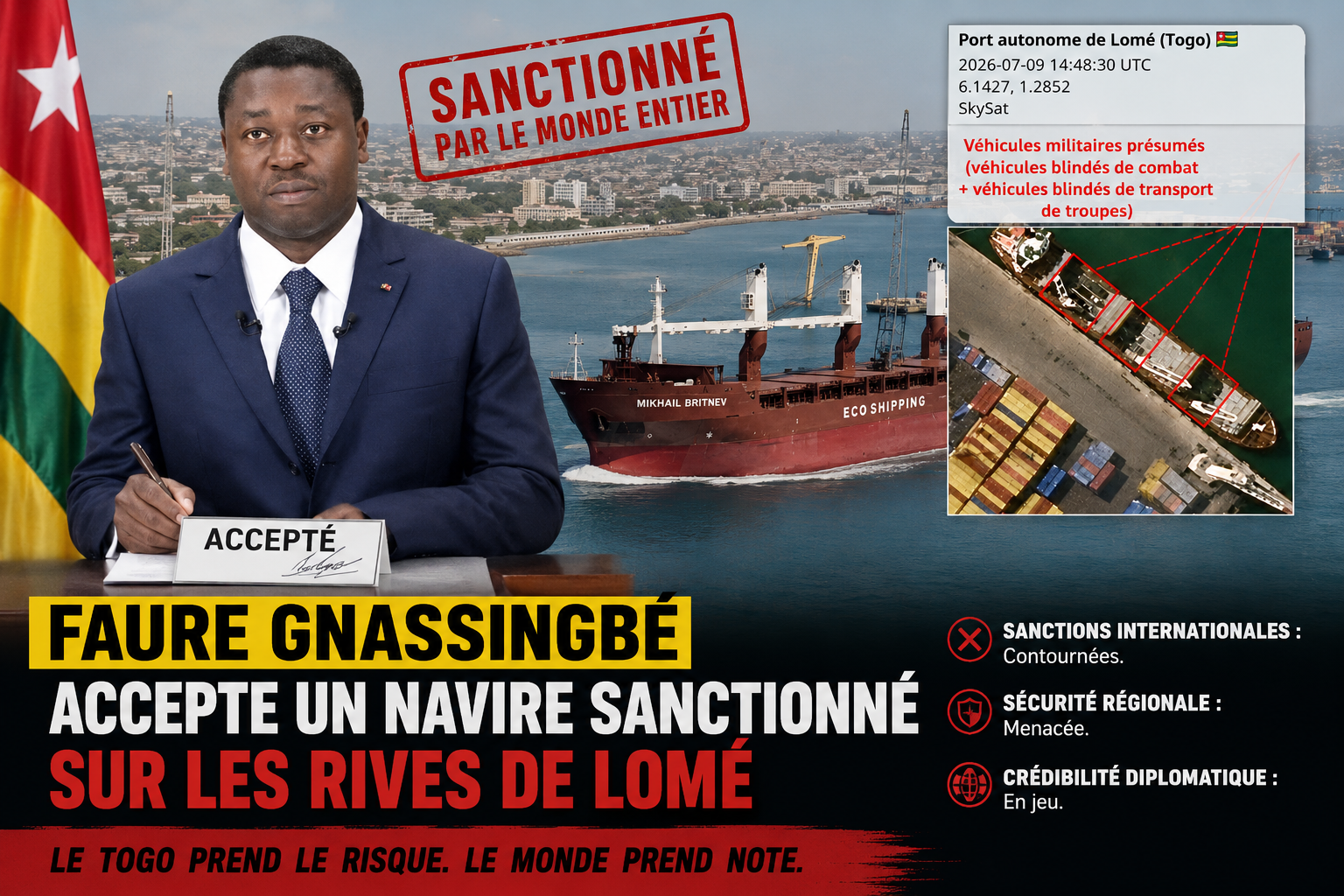 Le virage stratégique du Togo vers la Russie : implications et défis