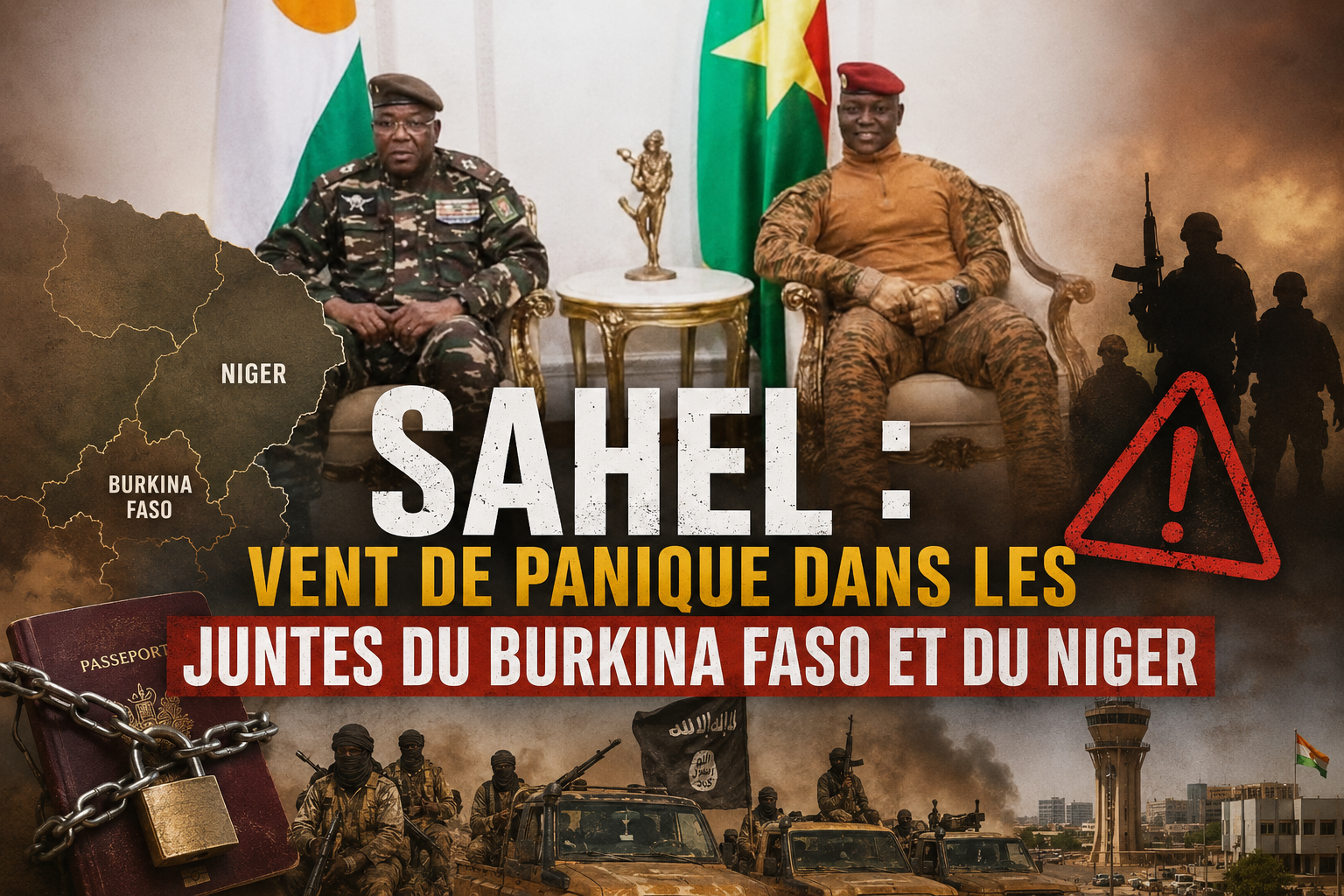 La stabilité des régimes militaires au Burkina Faso et au Niger sous pression accrue