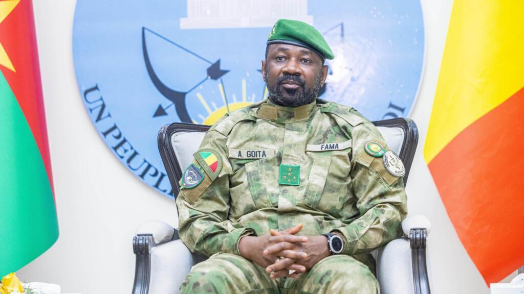Le président de transition du Mali, le général Assimi Goïta, lors du deuxième sommet de l'Alliance des États du Sahel à Bamako, le 23 décembre 2025.