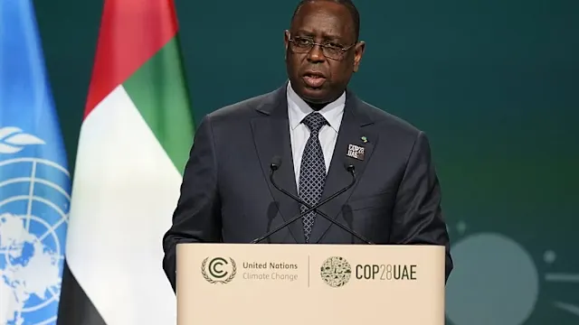 Macky Sall et Diomaye Faye lors d'une réunion officielle
