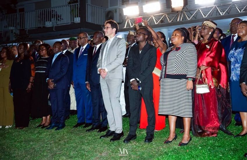 célébration 14 juillet à la résidence de France au Gabon