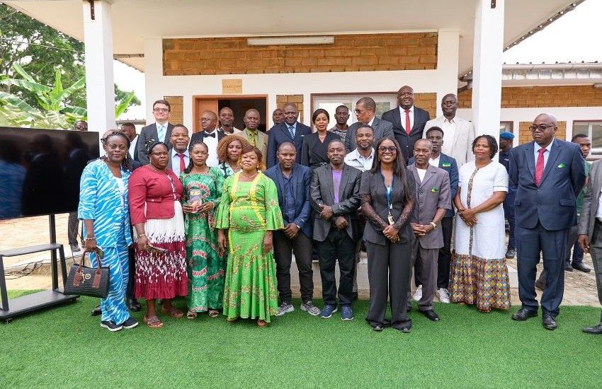 Inauguration d'une miellerie à Djoutou au Gabon