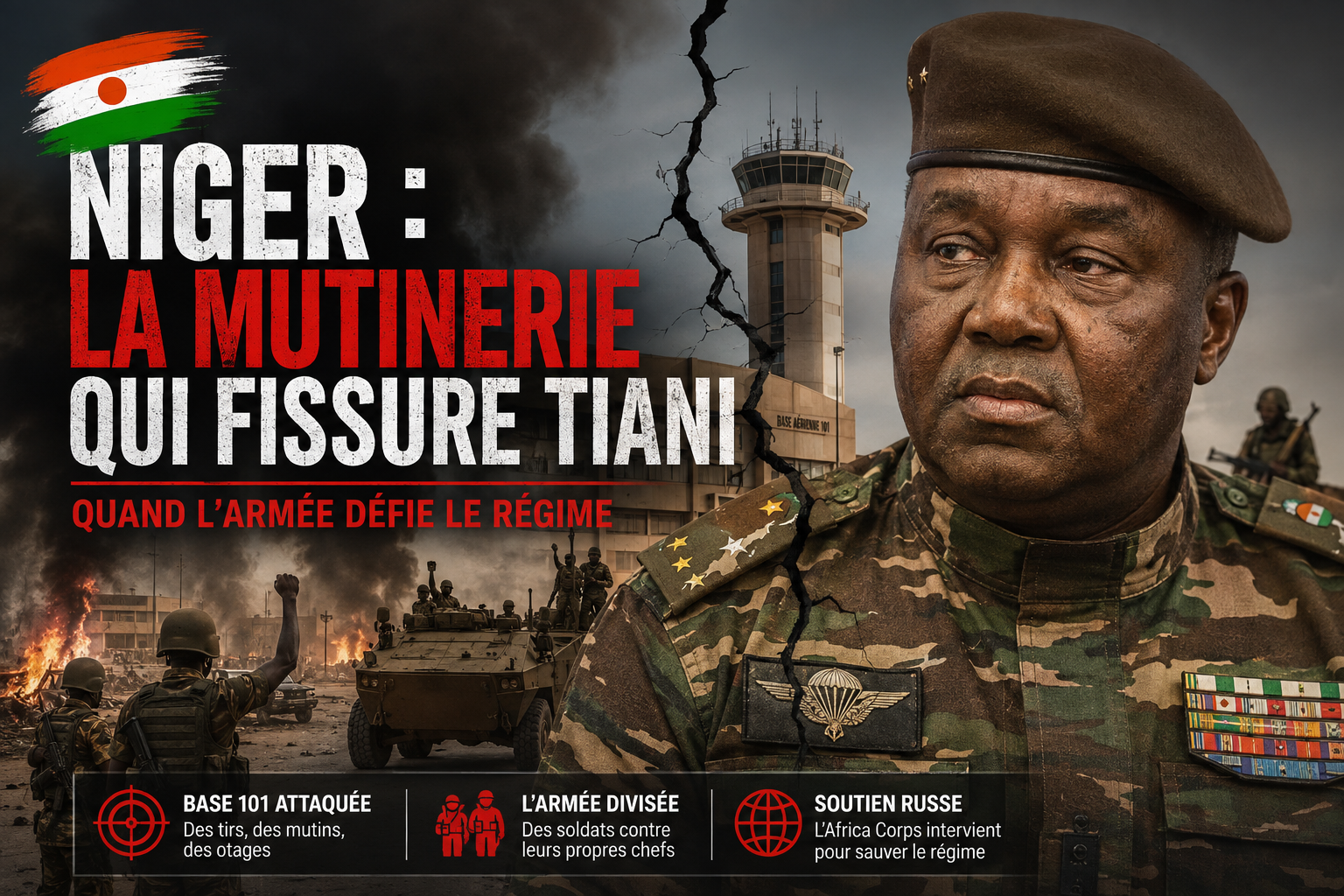 Une contestation militaire majeure ébranle le pouvoir au Niger