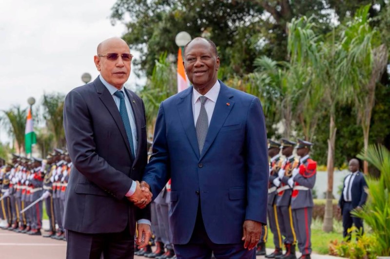 Rencontre Ouattara-Ghazouani : la Côte d&rsquo;Ivoire et la Mauritanie unissent leurs forces face aux défis du Sahel