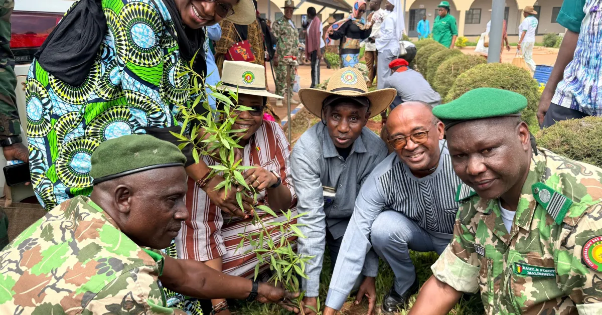 L&rsquo;UNESCO Mali s&rsquo;engage pour un Mali plus vert lors du lancement de la 32ᵉ campagne de reboisement