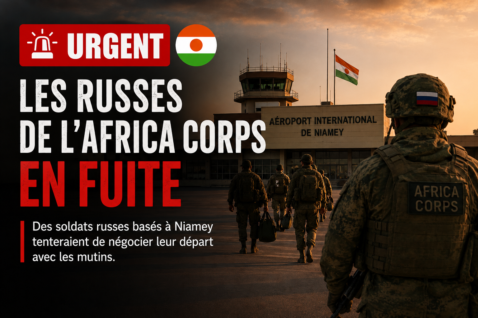 Niamey : l&rsquo;Africa Corps face aux tensions, un révélateur des fragilités sécuritaires
