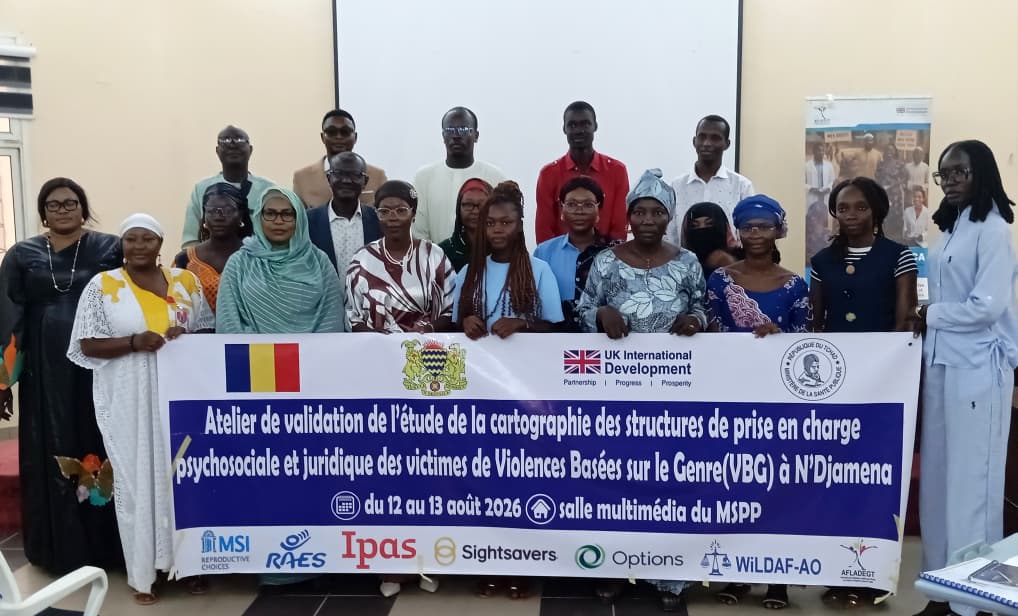 N&rsquo;Djamena valide une carte des services d&rsquo;aide aux victimes de violences basées sur le genre