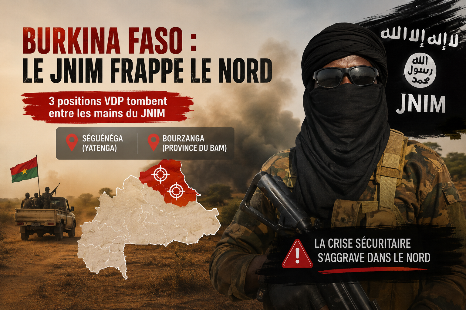Burkina Faso : la sécurité à l&rsquo;épreuve face à l&rsquo;expansion du jnim