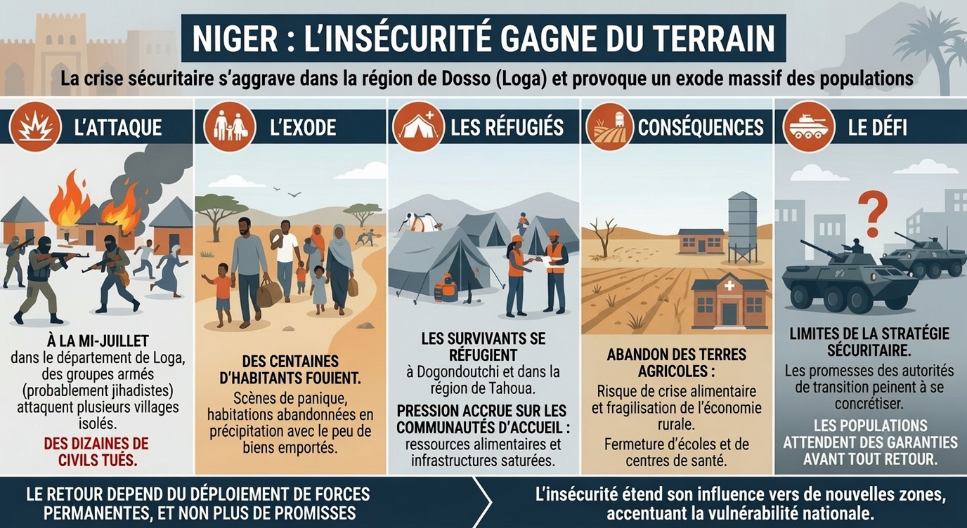 Niger : l&rsquo;insécurité s&rsquo;étend et force les villages à l&rsquo;abandon