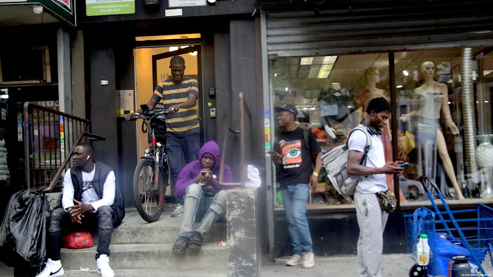 Portrait de migrants africains