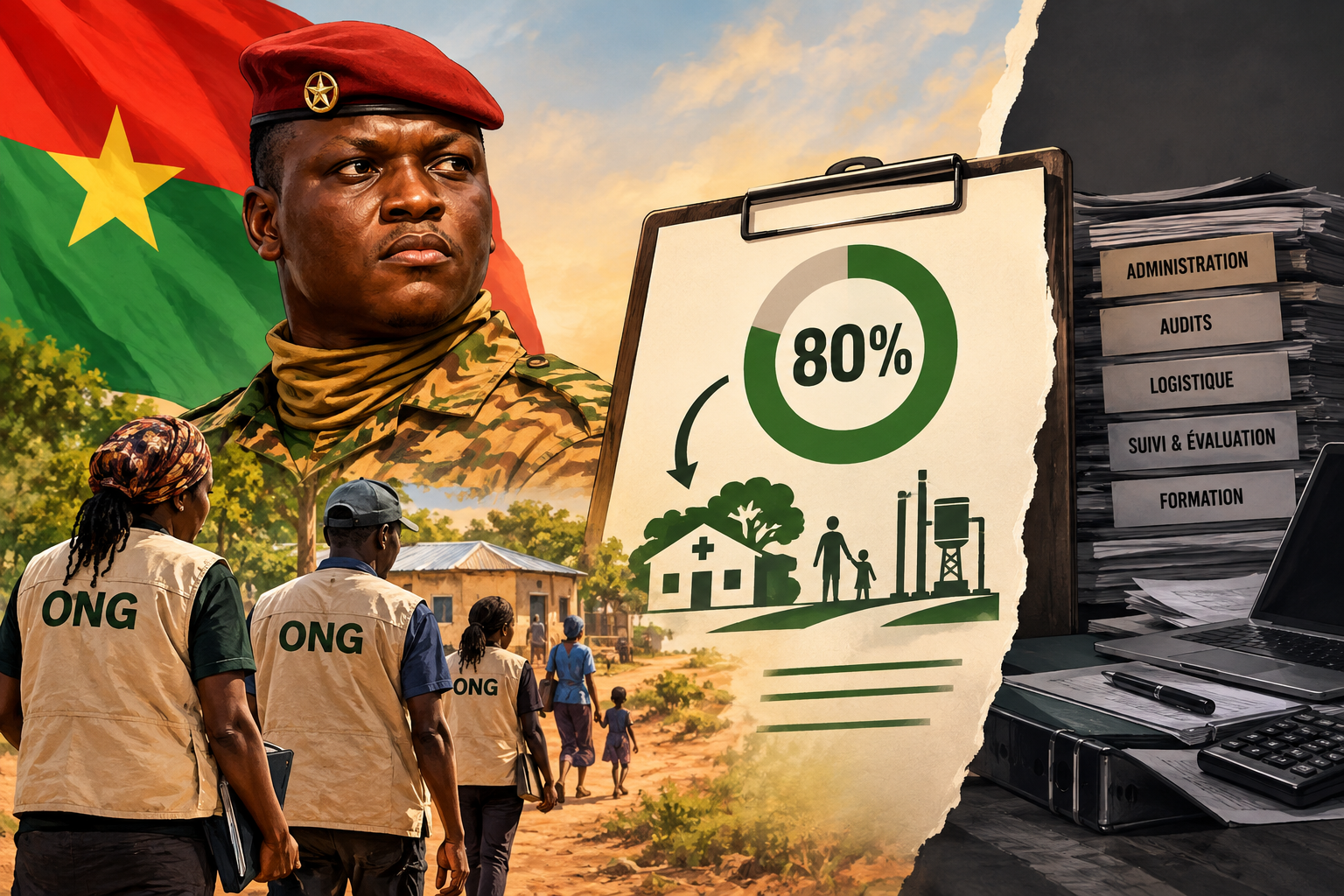 Burkina Faso : l&rsquo;impact réel de la règle des 80 % sur les ONG et les populations