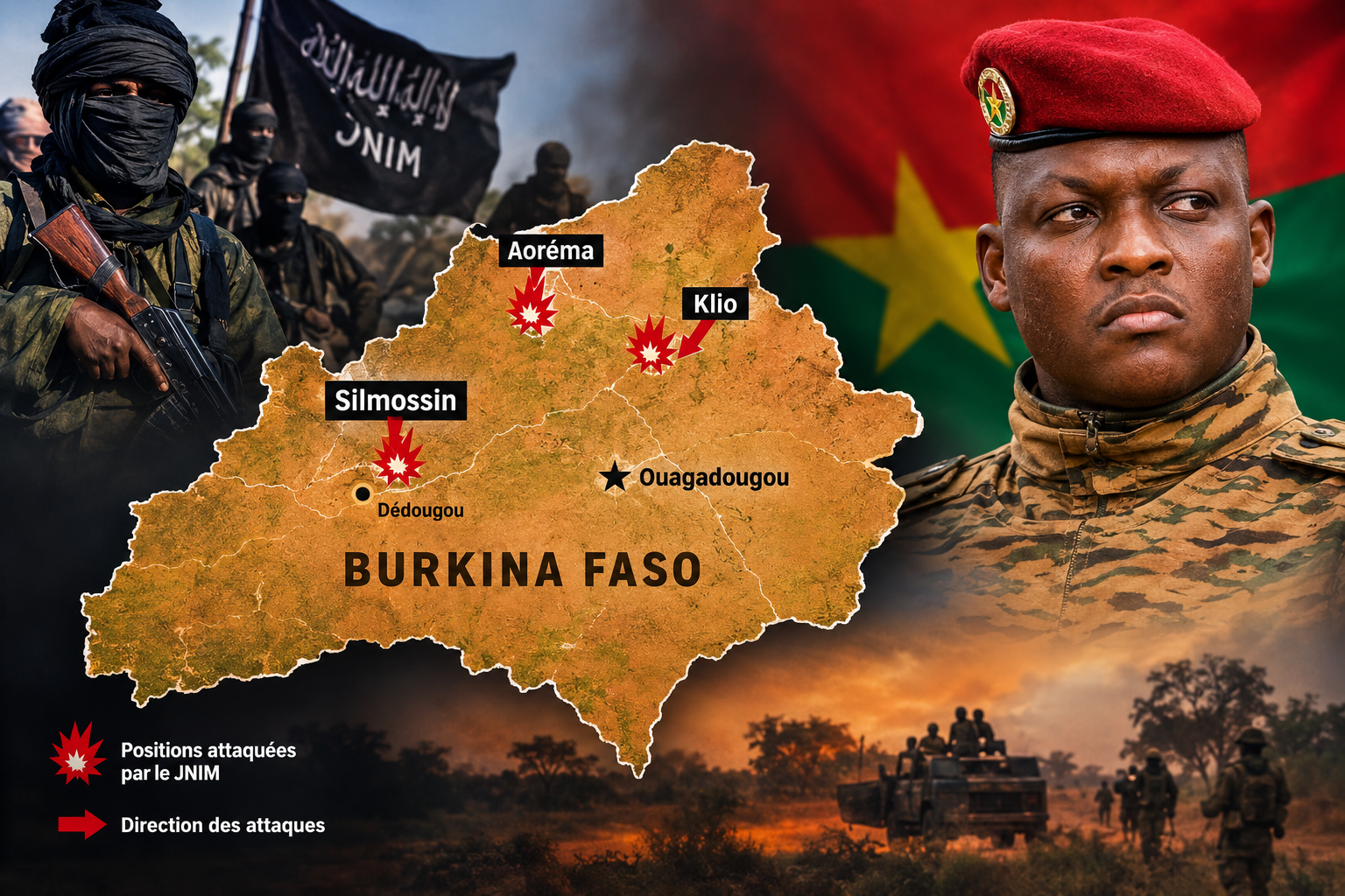 Stratégie antiterroriste du Burkina Faso : quand les revendications du JNIM exposent les lacunes d&rsquo;un dispositif militaire sous tension