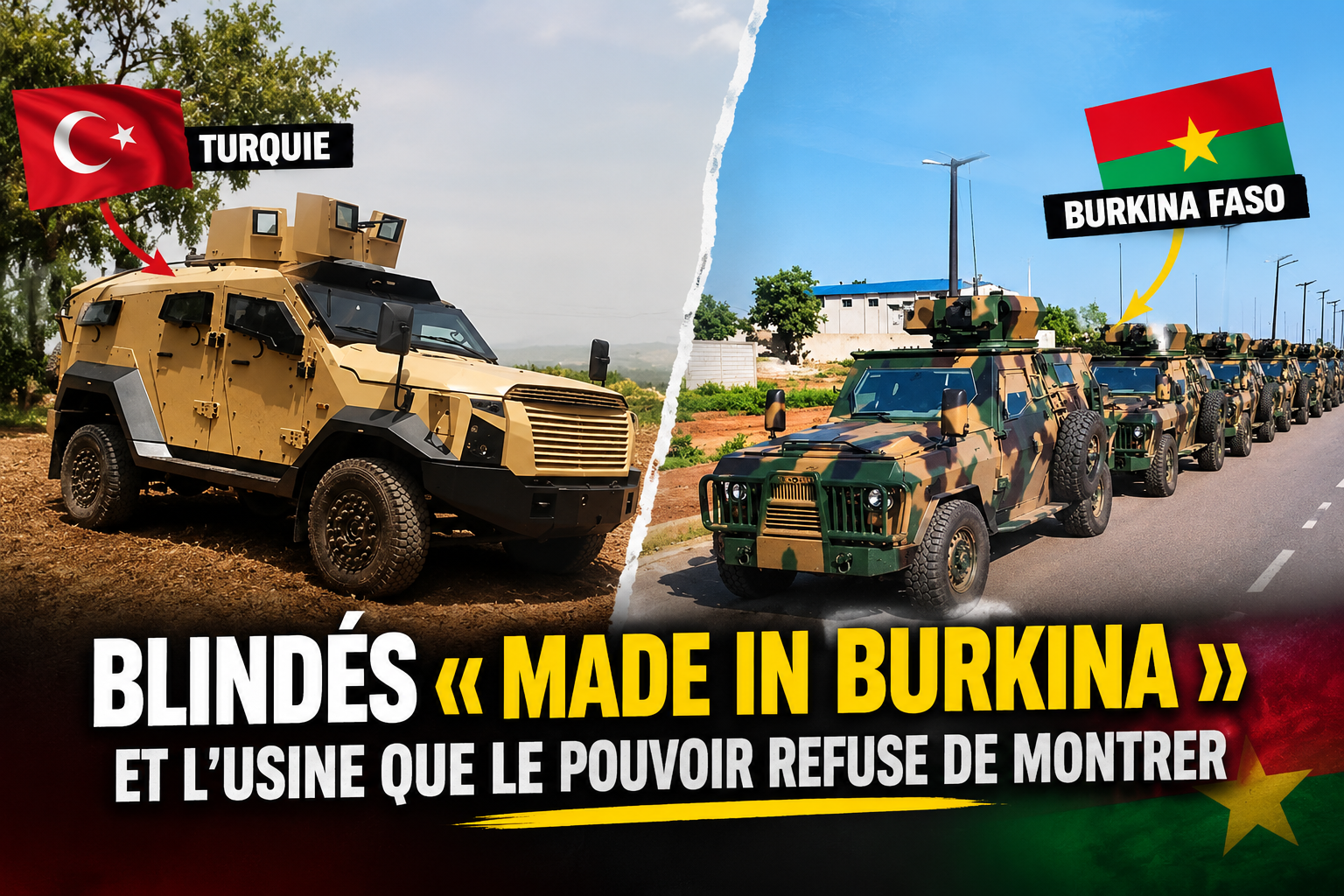 Blindés Nanga : au Burkina Faso, l’industrie militaire locale à l’épreuve des faits