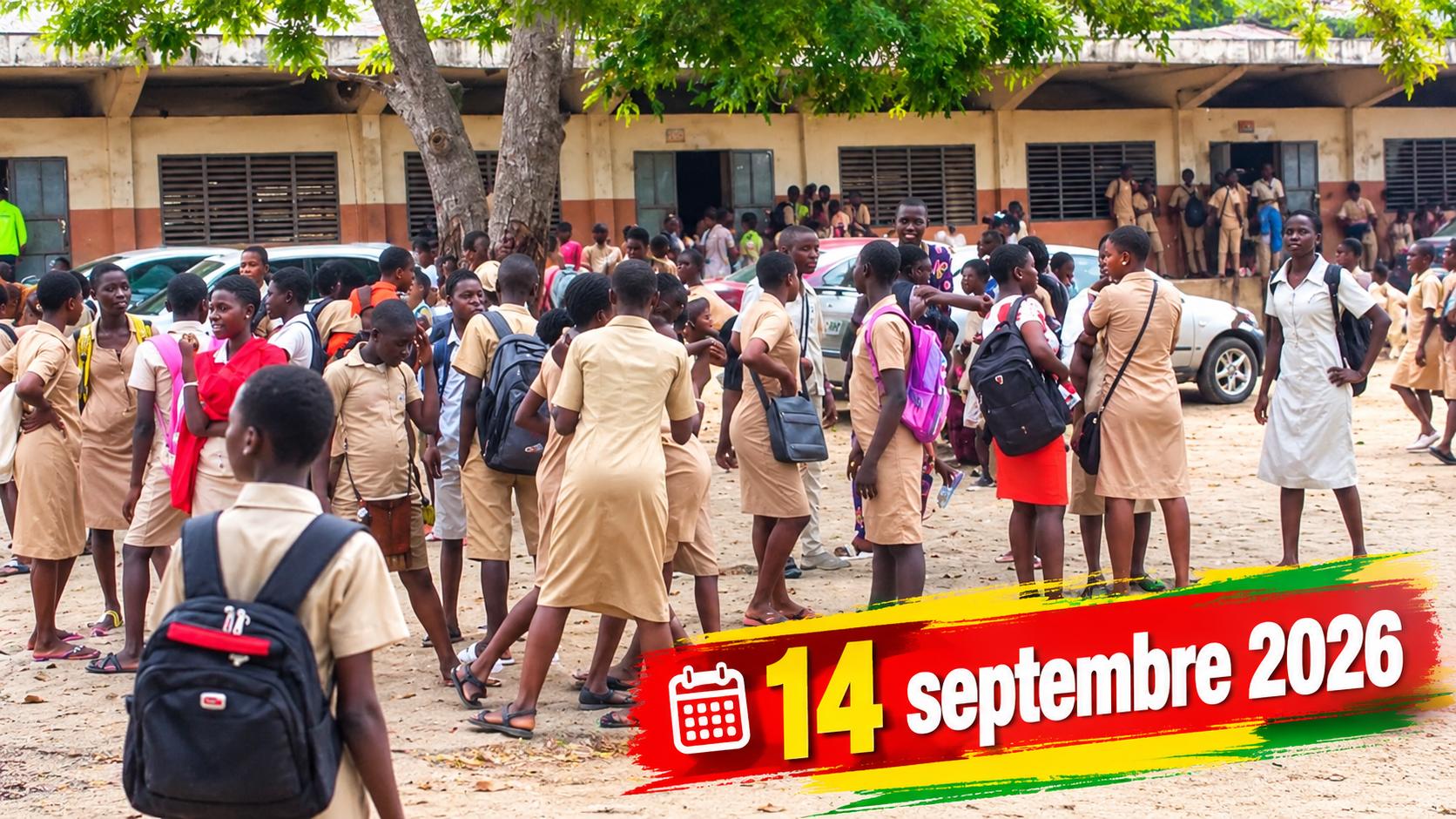 Rentrée des classes au Bénin : le 14 septembre 2026, tout le pays reprend le chemin de l&rsquo;école
