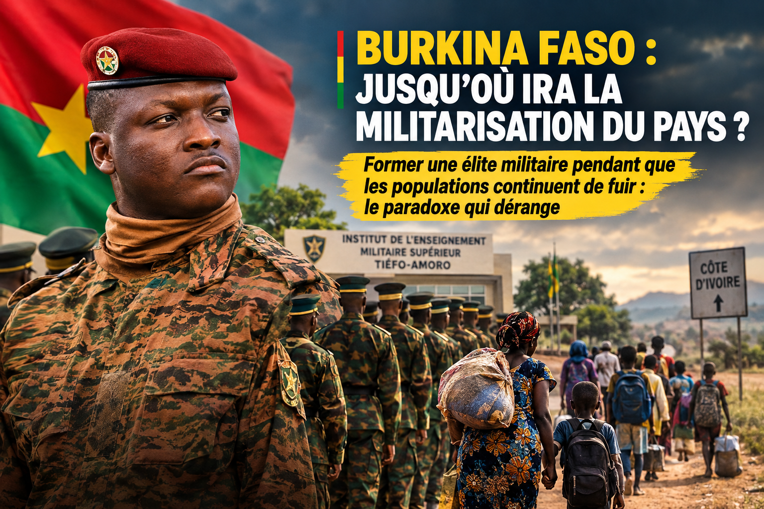Burkina Faso : quand la militarisation creuse l’écart entre les promesses et la réalité des burkinabè