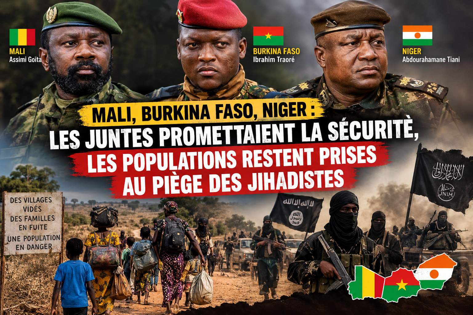 Sahel : entre les combats des jihadistes et l&rsquo;impasse des juntes, quel avenir pour les populations ?