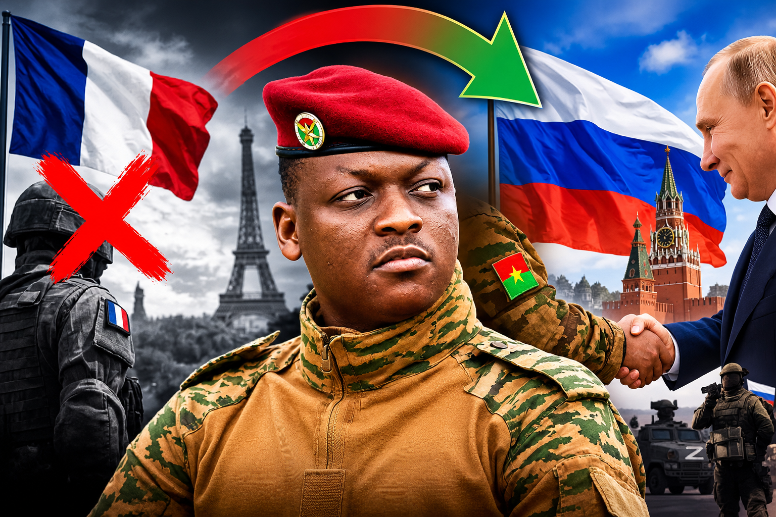Burkina Faso : le tournant stratégique de Traoré, entre rejet de Paris et bascule vers Moscou
