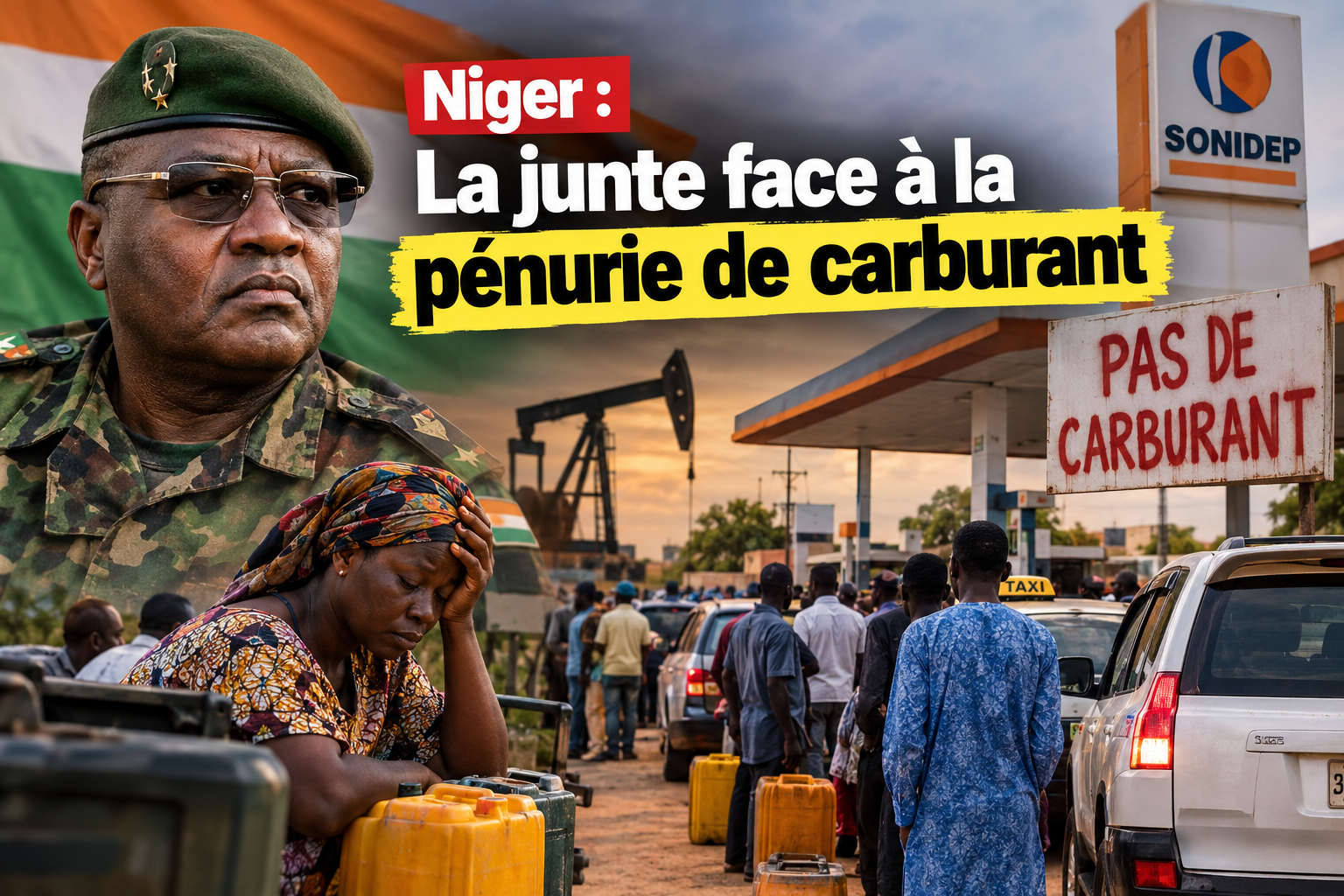 Pénurie de carburant au Niger : quand l&rsquo;or noir perd de son éclat sous l&rsquo;ère militaire